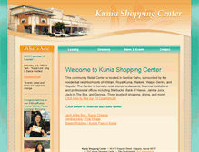 Tablet Screenshot of kuniashoppingcenter.com